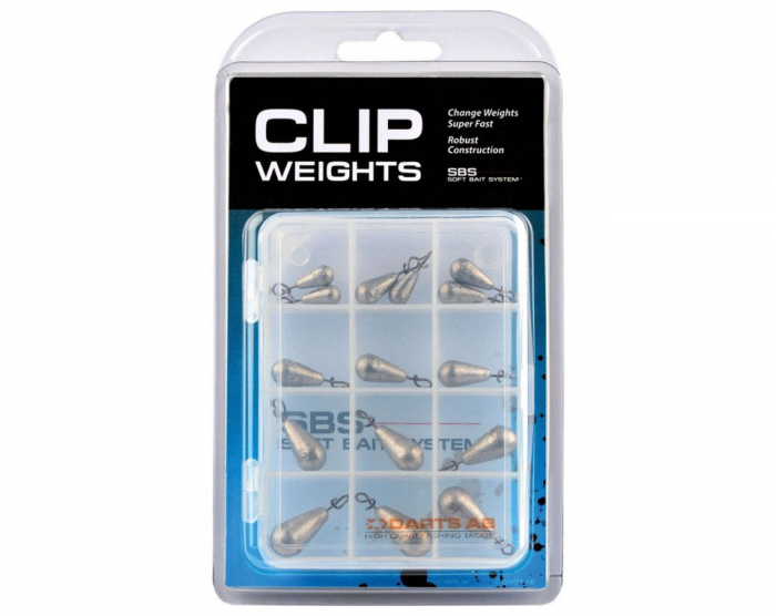 Darts Clip Weight Box - Bly i gruppen Krok & Småplock / Sänken hos Örebro Fiske & Outdoor AB (Darts Clip Weight Box)